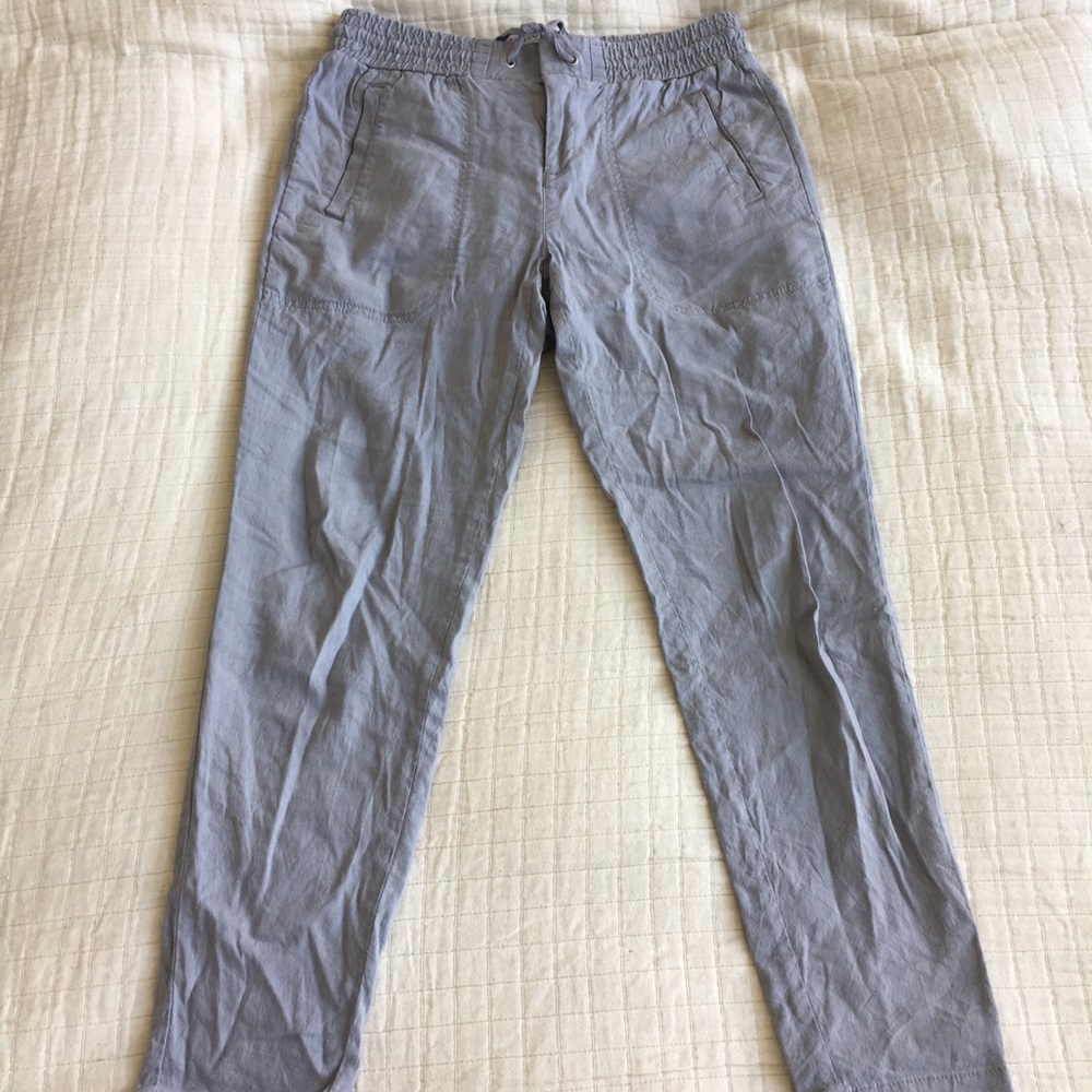 Anthropologie | Lou & grey linen blend joggers